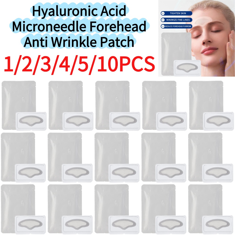 Night Cream - 1/2/3/4/5/10PCS Hyaluronic Acid Microneedle Forehead Anti