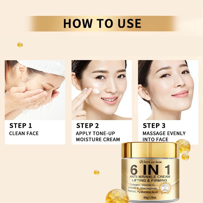 6-In-1 Anti-Wrinkle Cream. Lif - Retinol Cream recension och pris