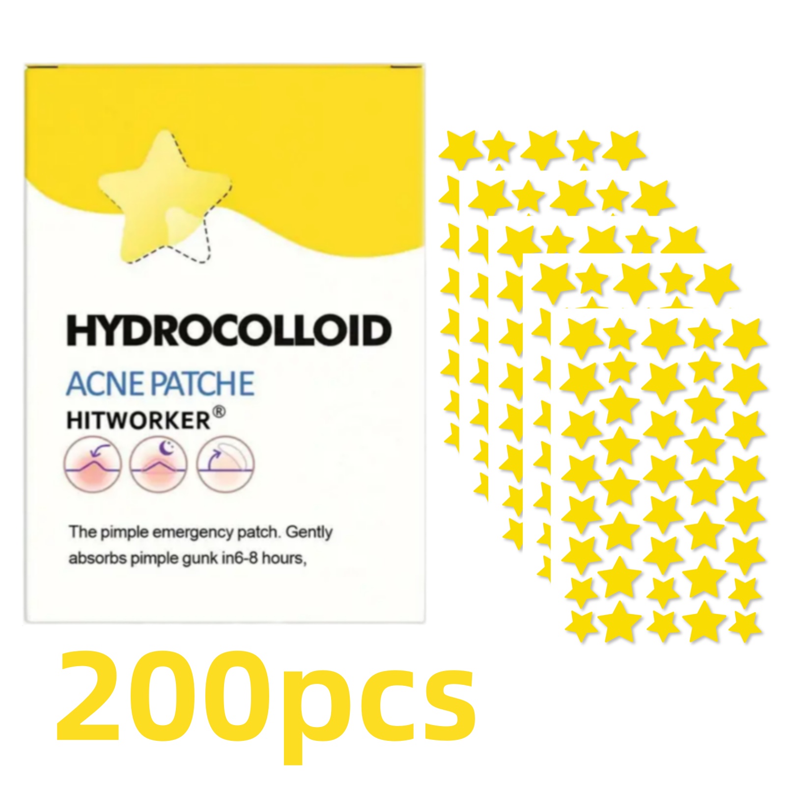 200/400 Pcs Star-Shaped Acne P - Skincare China recension och pris