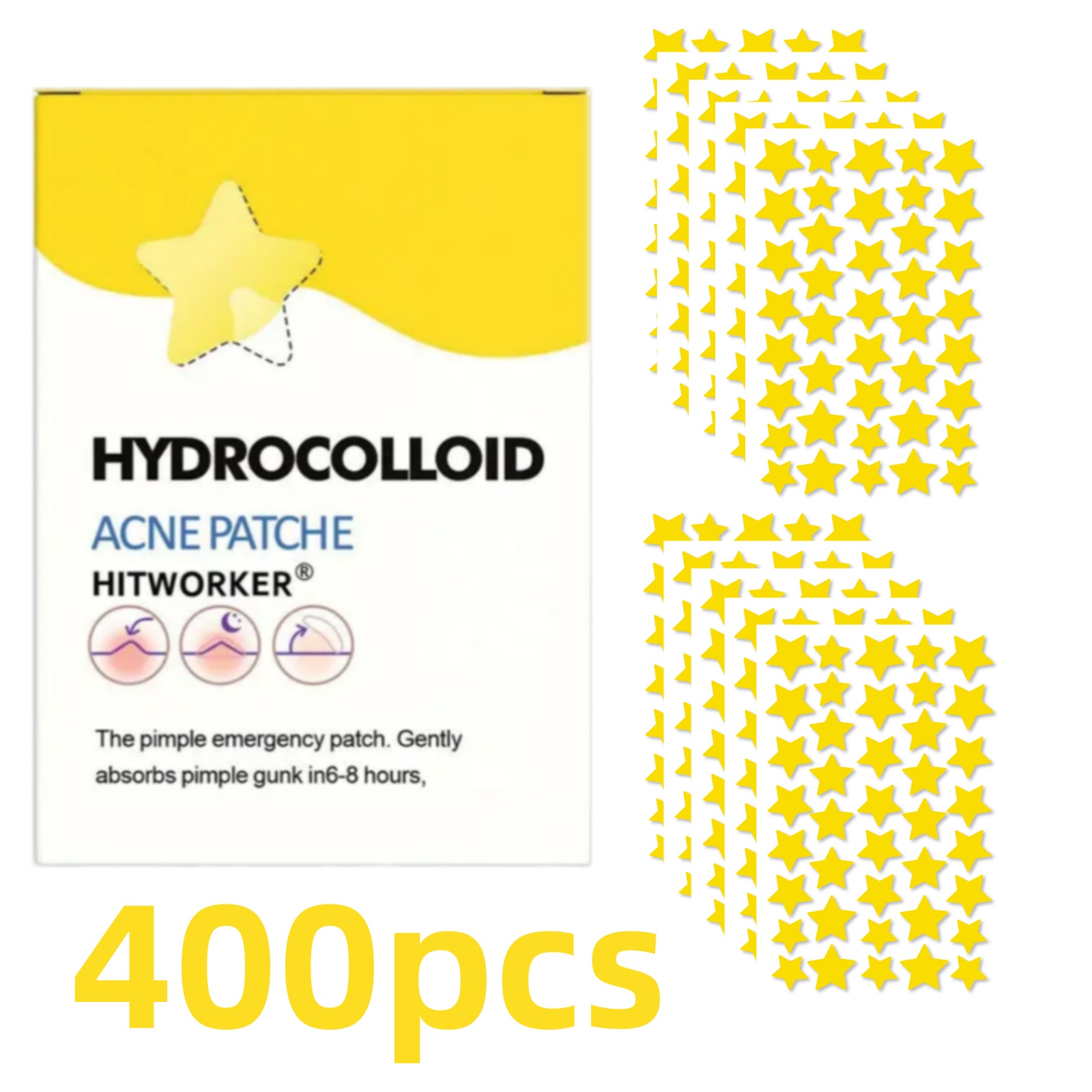 200/400 Pcs Star-Shaped Acne P - Skincare China recension och pris