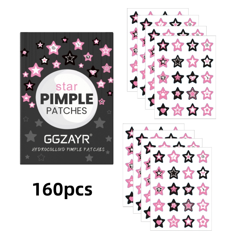 80/160pcs Star Acne Patch Set  - Face Moisturizer recension och pris