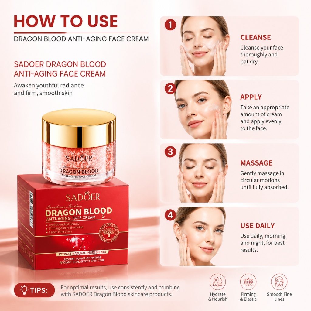 Dragon Blood Retinol Facial Cr - Retinol Cream recension och pris